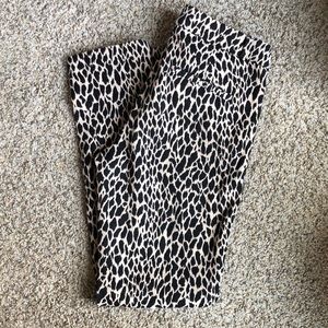 Banana Republic Giraffe Print Sloan Dress Pant Size 4